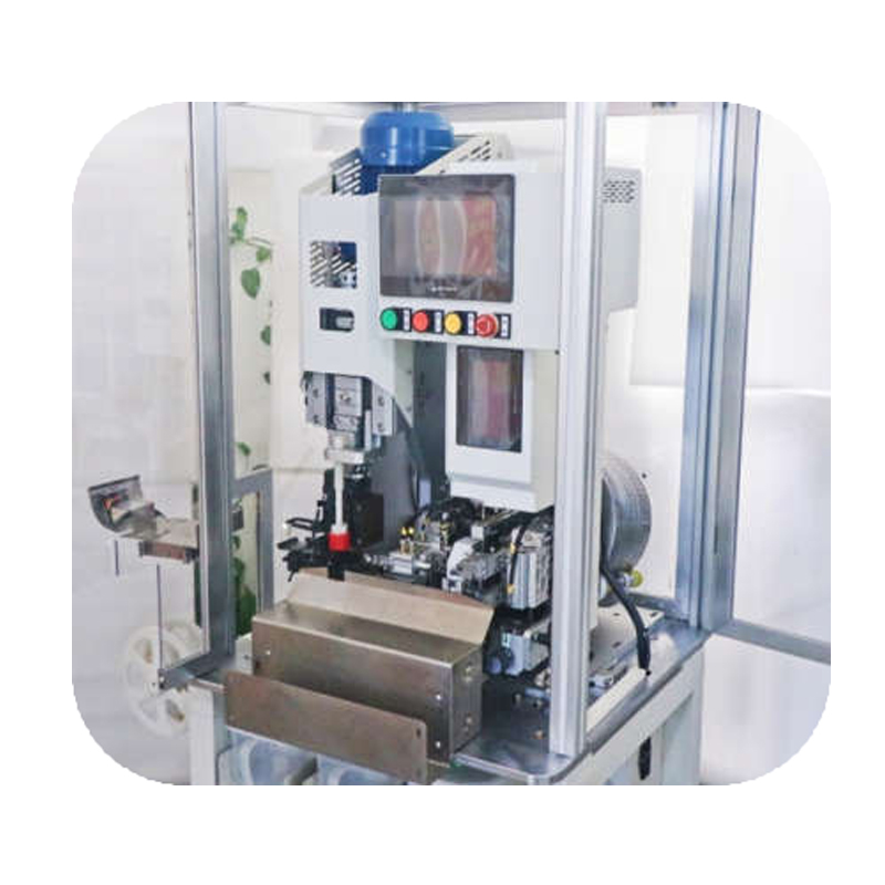 Semi-Automatic Single-Wire Threading, Stripping and Crimping Integrated Machine